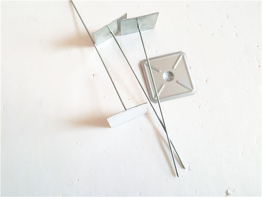 Galvanizli Çelik Kendinden Yapışkanlı Yalıtım Pimleri 220mm, Yalıtım Levhası İçin Kendinden Kilitli Rondelalı
