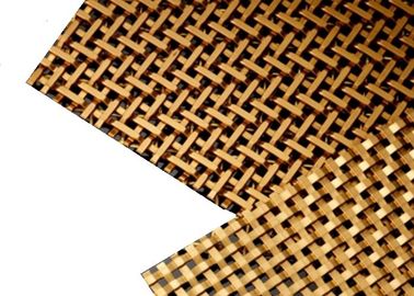 Bronz Kaplamalı Mimari Metal Mesh Dolap ve Kaplama İçin