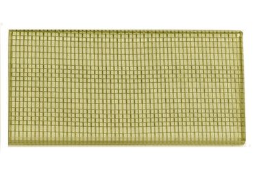Altın Metal Mesh Kumaş Laminasyonlu Cam