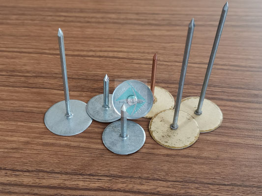 12Gauge 38mm Ductwork Metal Cupped Head Weld Pins For HVAC System (HVAC sistemi için 12 ölçümlü 38 mm boru işlemi)