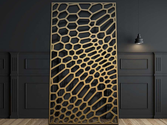 1220x3050mm Dış Cephe Çiti için Lazer Kesim Alüminyum Mesh Panel