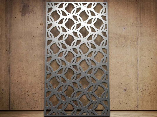 1220x3050mm Dış Cephe Çiti için Lazer Kesim Alüminyum Mesh Panel