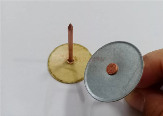 12 Ga X 38 mm İzolasyon küplü baş kaynak iğneleri HVAC İzolasyon için