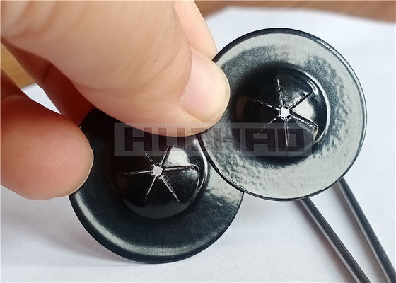 38mm Paslanmaz Çelik Kendiliğinden Kilitlenen Pullar Çift Taraflı Siyah Kaplama Mesh'i Güneş Panellerine Sabitlemek İçin Kullanılır