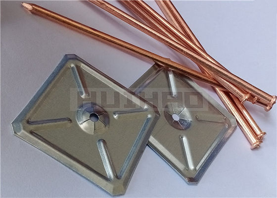 5x160mm Cd Saplama Kaynak İzolasyon Pimleri, Isı Yalıtımı İçin Kare Kendiliğinden Kilitlenen Yıkayıcılar ile