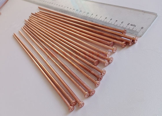 Gemi Bölme Kaynağı için 4x245mm CD Saplama Kaynak Yalıtım Pimleri Bakır Kaplama Yumuşak Çelik