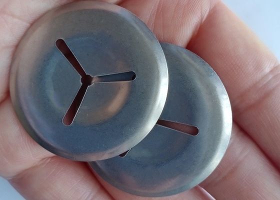 38 mm yuvarlak çelik izolasyon hız klipleri 3 yuva ile