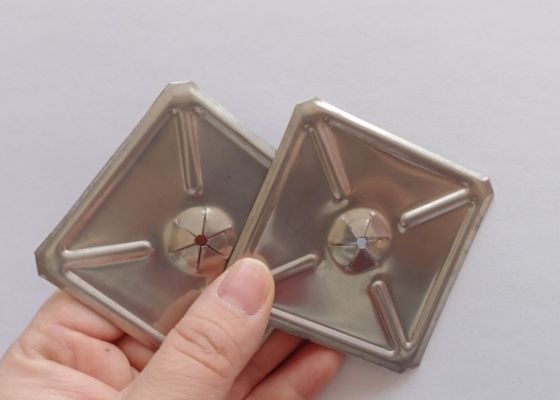 64mmX64mm SS 316 Elektrik Santrali için Kare İzolasyon Hız Klipleri