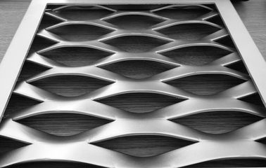 Bina Dış Cephe Veya Tavanlar Fayans için Dekoratif Alüminyum Genişletilmiş Metal Mesh