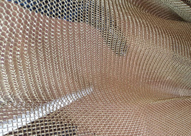 Pencere Perdesi İçin Pirinç Telli İç / Dış Dekorasyon Metal Halka Mesh