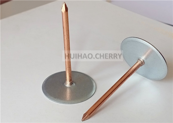 Galvanize Çelik Kanal Liner 2 Inch Pins Hava Kanalı Cam Elyaf Izolasyon için