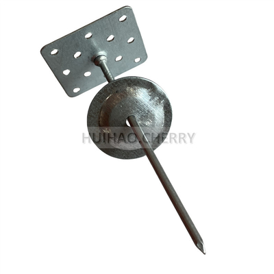 1.6x24x24mm Alüminyum Delikli Yalıtım Pimleri Kendinden Yapışkanlı Dış Cephe Yalıtım Bağlantı Elemanları İçin Kullanılır
