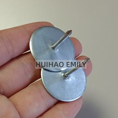 Galvanizli çelik Fincan Başlı İzolasyon Pimleri, Kanal İşi Sac Metaline Kaynaklanır