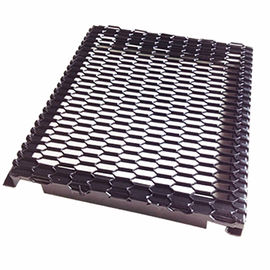 PVDF Kaplı Kanca Kadar Çerçeve Dış Curtan Duvar Paneli İçin Genişletilmiş Metal Hasır