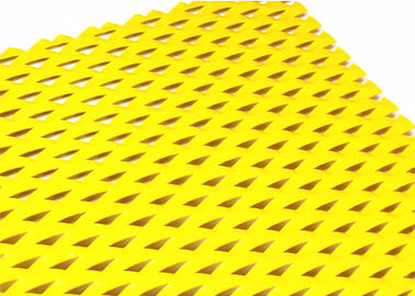 PVDF Bitmiş Altın Rengi Alüminyum Genişletilmiş Mesh Duvar Kaplamaları 1200MMX3000MM