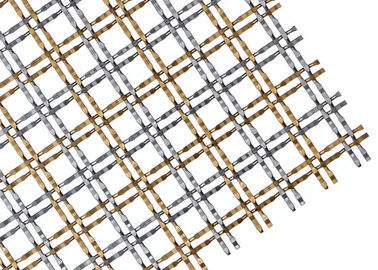 Bina Cepheleri İçin Mimari Mesh Metal Kumaş 21.5mm x 50mm Diyafram