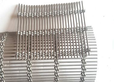 Metal Perdelik Duvarlar İçin 4M Genişliği Dekoratif Esnek Paslanmaz Çelik Halat Mesh