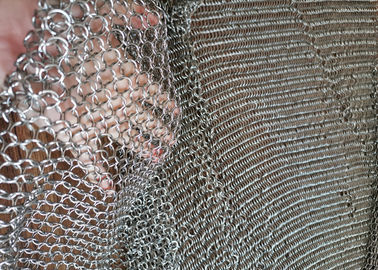 Sergi Salonları İçin Paslanmaz Çelik Anti Cut Metal Halka Hasır Chainmail Mesh Kullanımı