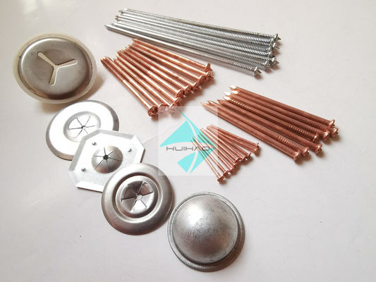 10Ga Metal Flanşlı CD Saplama Kaynak Pimleri, Deniz Sistemi İçin Bakır Kaplama Kaynak Pimleri