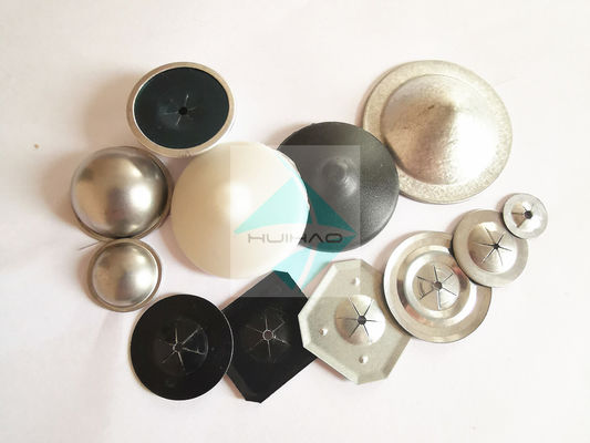 7/8 "Paslanmaz Çelik Dome Cap Yıkayıcılar, 12Ga 14Ga Pins için CD Kaynaklı Pin Yıkama Makinesi