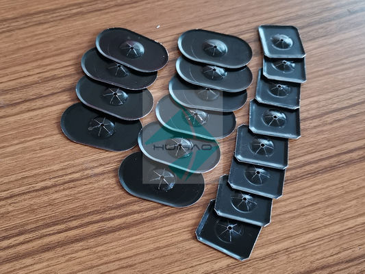 Siyah Bitmiş 2.4mmx95mm J Tırnak Güneş Ekran Klipleri Güneş Mesh Sabitleme