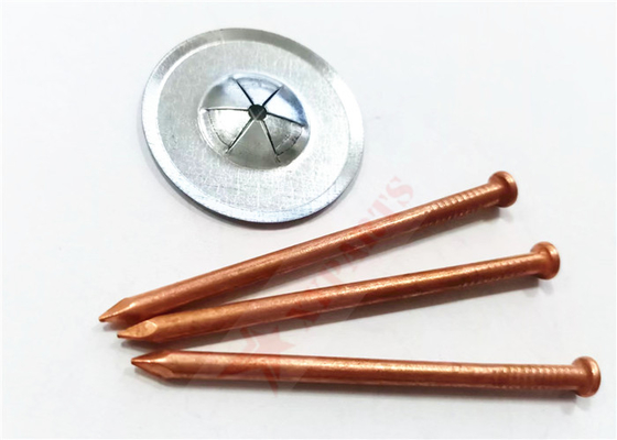 5mm Kapasitör Boşaltma Kaynak Pimleri Düşük Karbonlu Çelik Bakır Kaplama