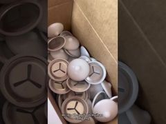 CD Kaynak Pimlerini Sabitlemek İçin Kullanılan Beyaz Polikaplı 38mm Paslanmaz Çelik Yalıtım Klipsleri